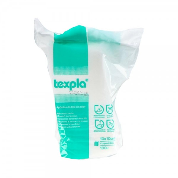 APOSITO TEXPLA 10 X 10 CM 100 U