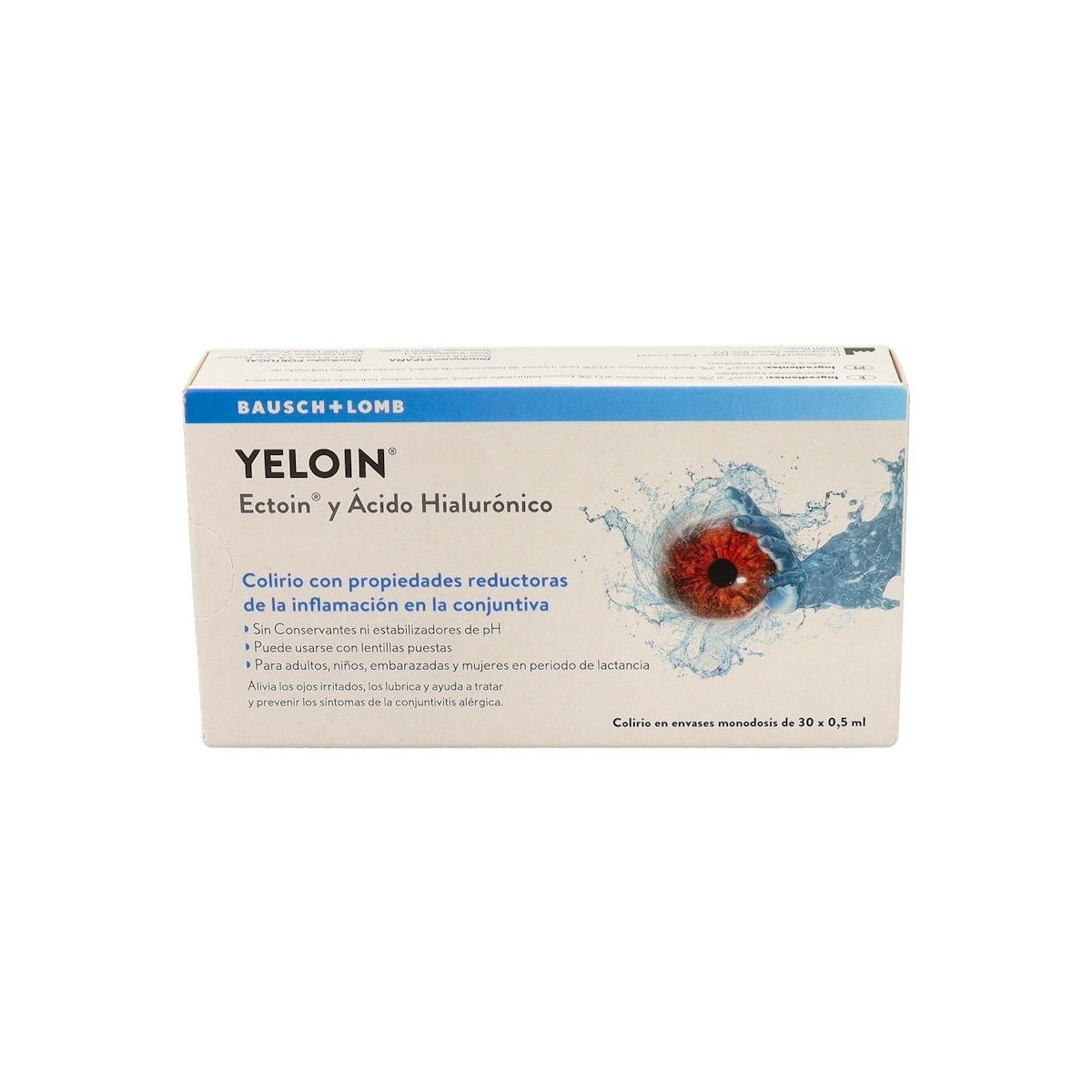 YELOIN COLIRIO MONODOSIS 0.5 ML 30 U