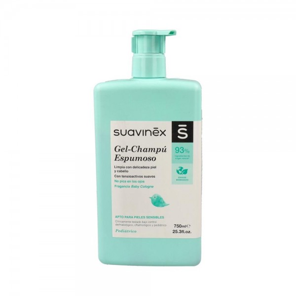 SUAVINEX GEL CHAMPU ESPUMOSO 750 ML