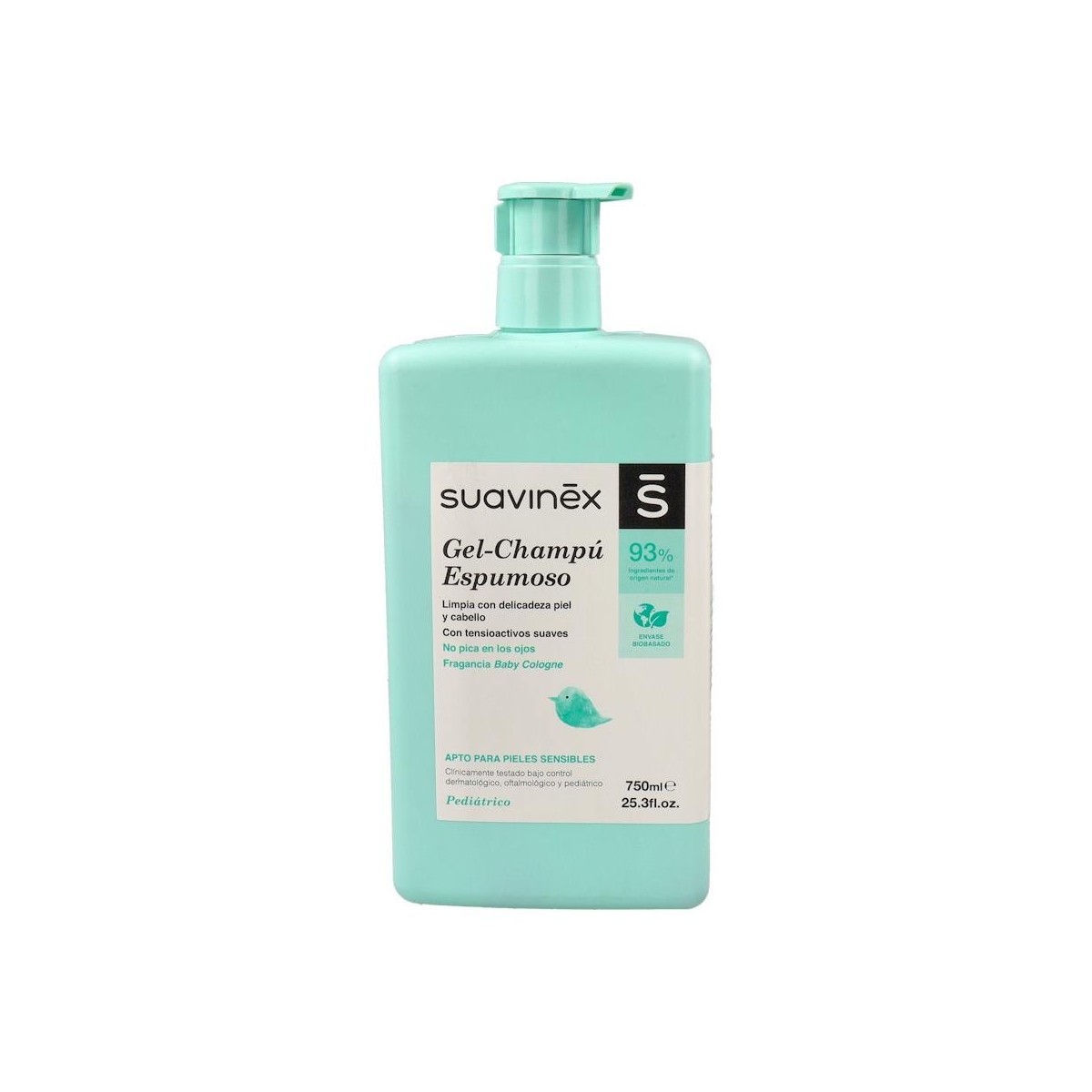 SUAVINEX GEL CHAMPU ESPUMOSO 750 ML