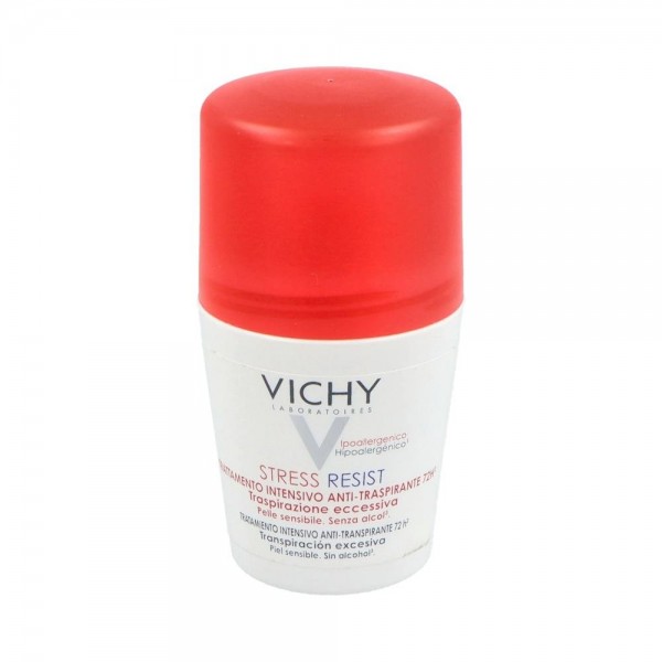 VICHY DESOD STRESS RESIST INTENS 72 H ROLL ON 50 ML T/ROJO