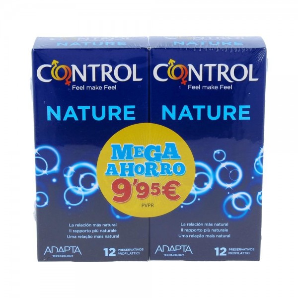 PROFILACTICO CONTROL MEGA AHORRO ADAP NATURE 12X2U