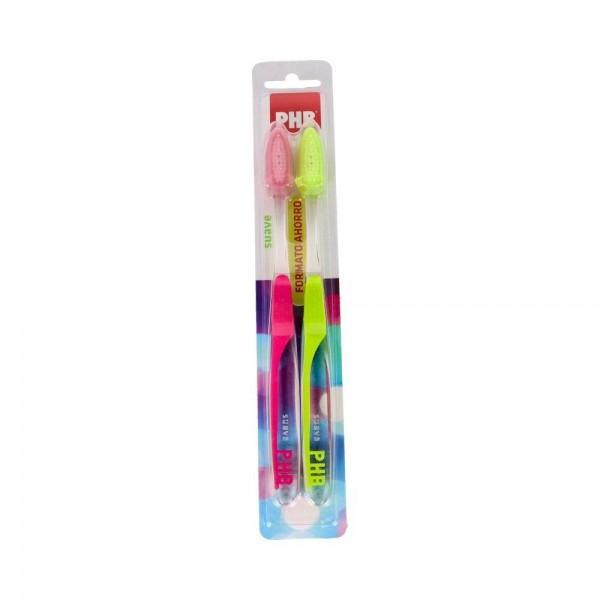 CEPILLO DENTAL PHB PLUS SUAVE ADULTO DUPLO
