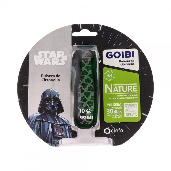 GOIBI PULSERA ANTIMOSQUITOS CITRONELLA STAR WARS DARTH VADER