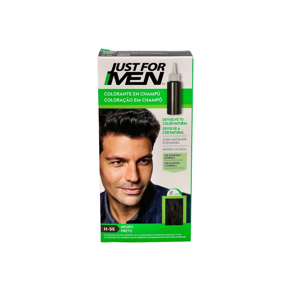 JUST FOR MEN 5 MINUT NEGRO