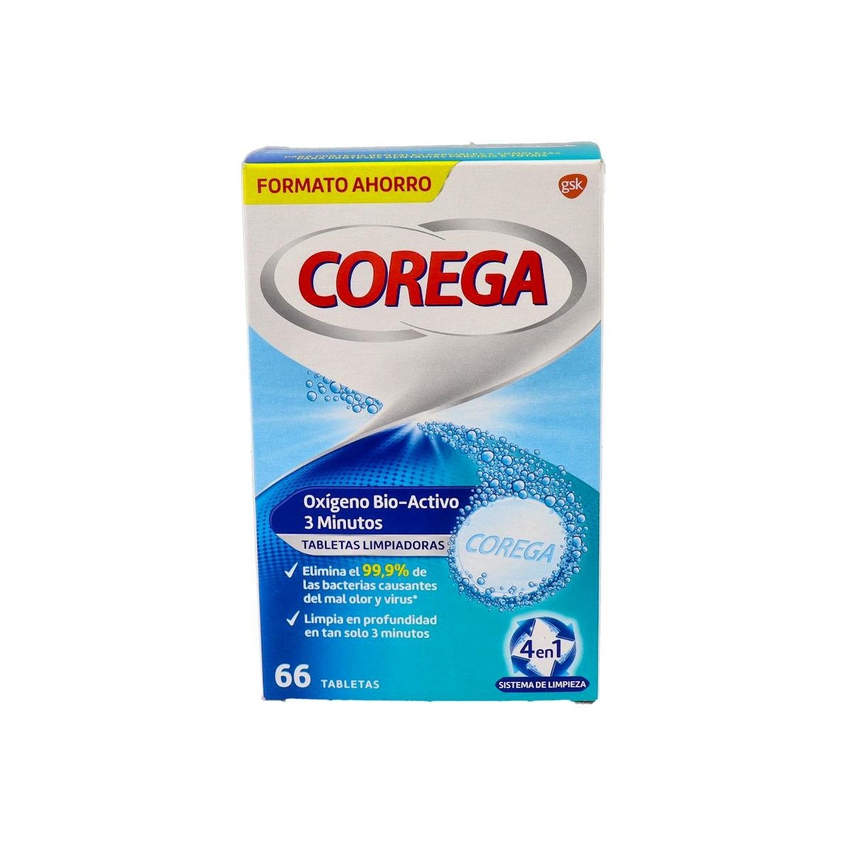 COREGA OXIGENO ACTIVO 66 TABS