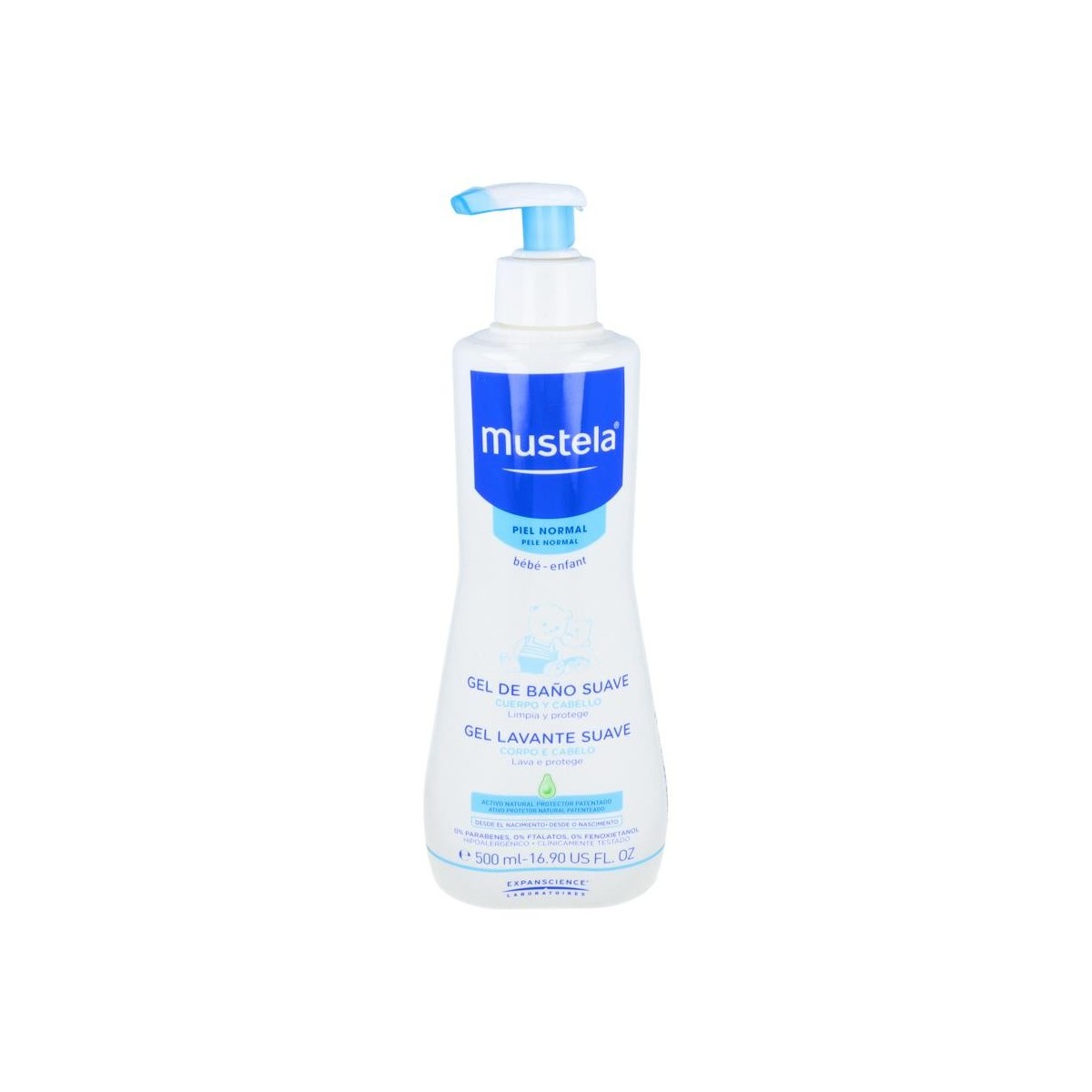 MUSTELA BEBE GEL DERMO-LIMPIA 500 ML