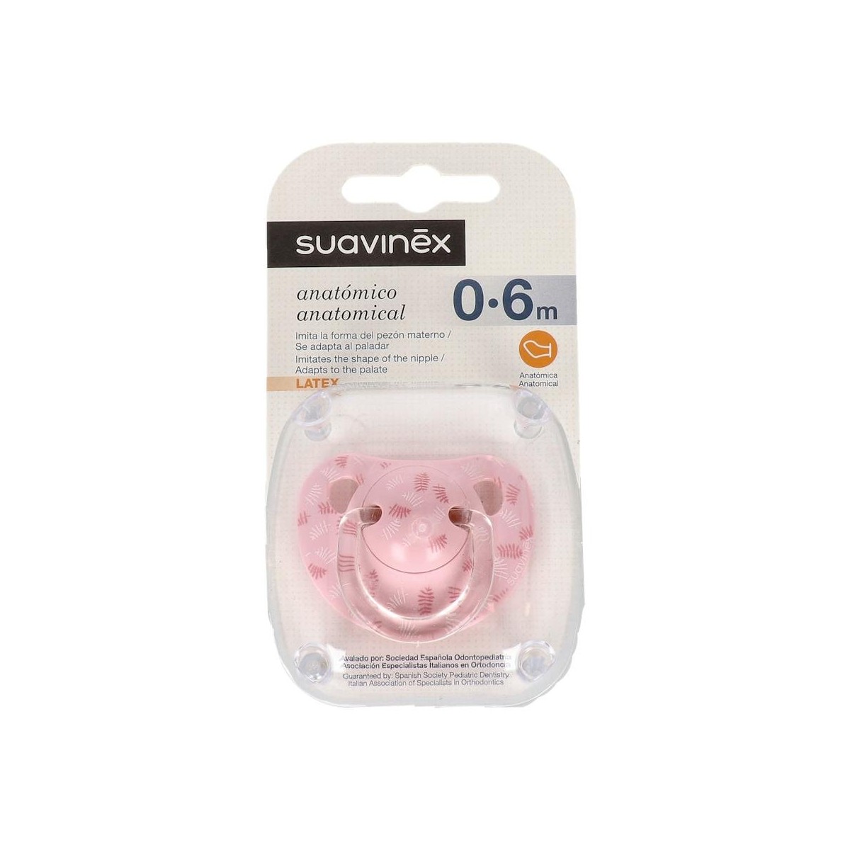 CHUPETE SUAVINEX ANATOMICO T-C -6M