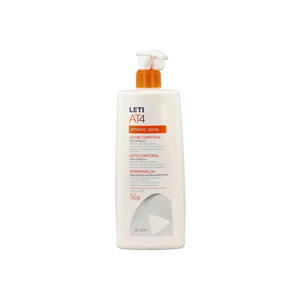 LETI AT4 LECHE CORPORAL 500 ML