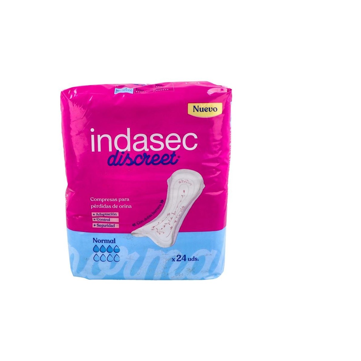 INDASEC DISCREET ABSO INC LEVE 150 ML NOR 24U...