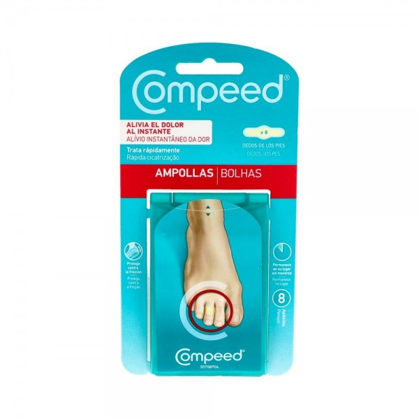 COMPEED AMPOLLAS DEDOS PIES 8 UN
