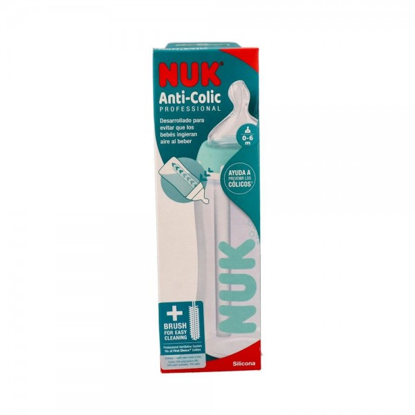 NUK BIBERON FC+ PP TC ANTI-COLIC PROF 0-6 M SIL 300 ML