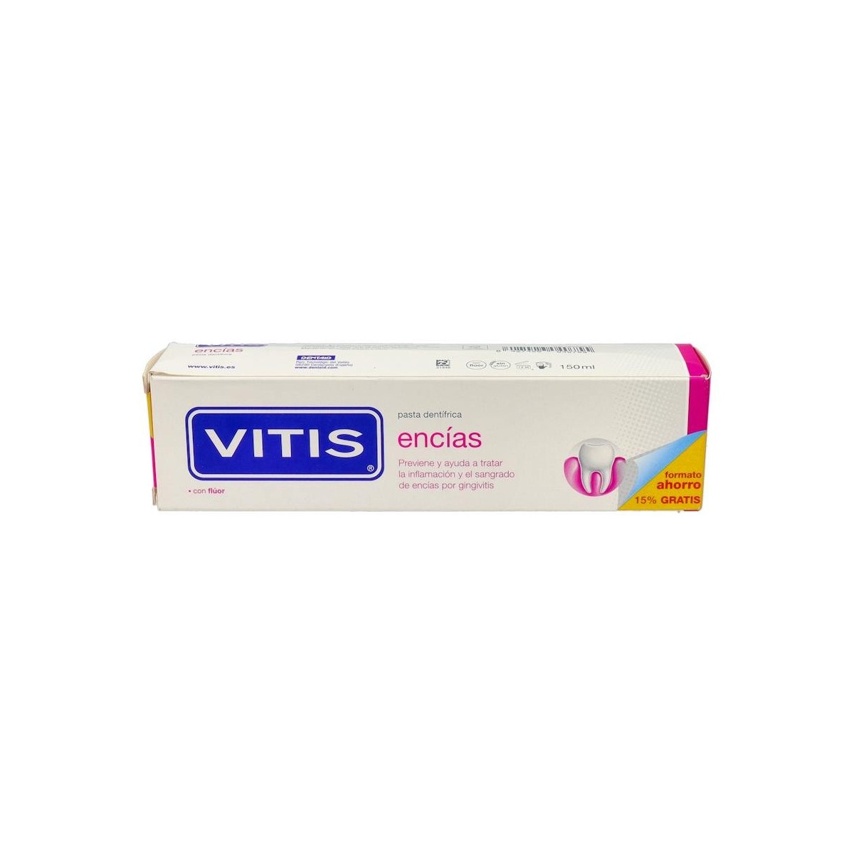 VITIS ENCIAS PASTA DENTAL 150 ML +15% GRATIS